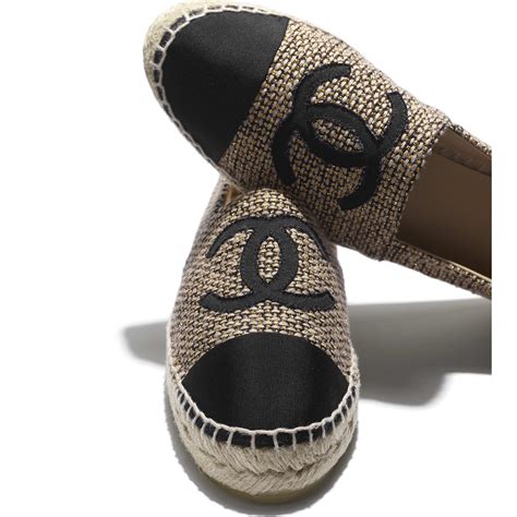 chanel espadrille tweed|Chanel tweed espadrilles women.